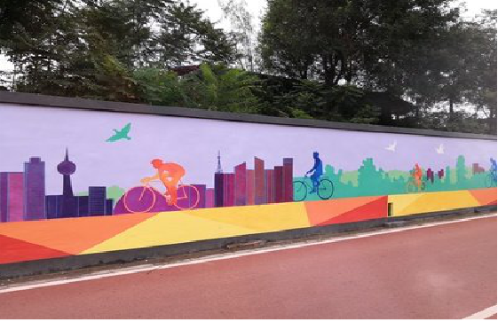 万源墙体彩绘-围墙