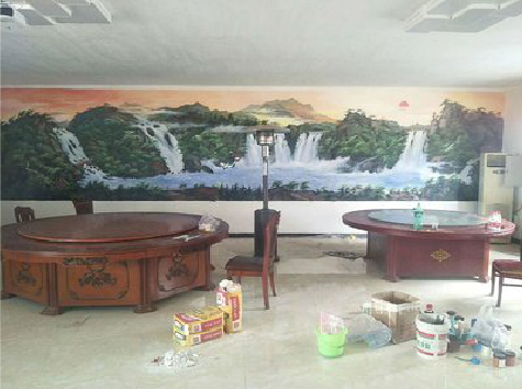 万源墙绘-写实风景