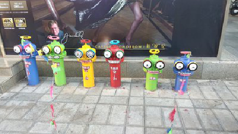 万源商业区彩绘