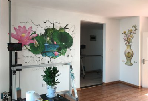 万源墙体彩绘相比墙纸的优势。